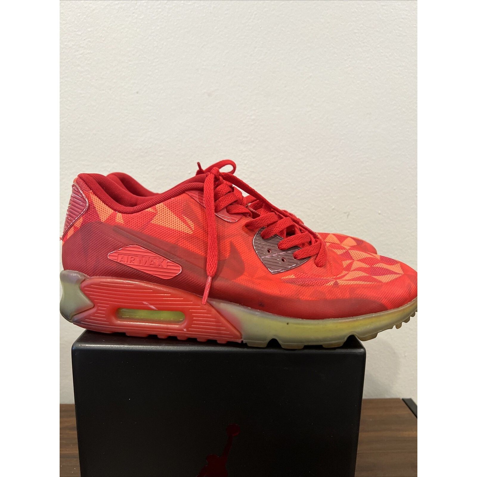 Nike Size 10,5 - Nike Air Max 90 Ice Gym Red Size US 10.5 / EU 43-44 - 2 Thumbnail