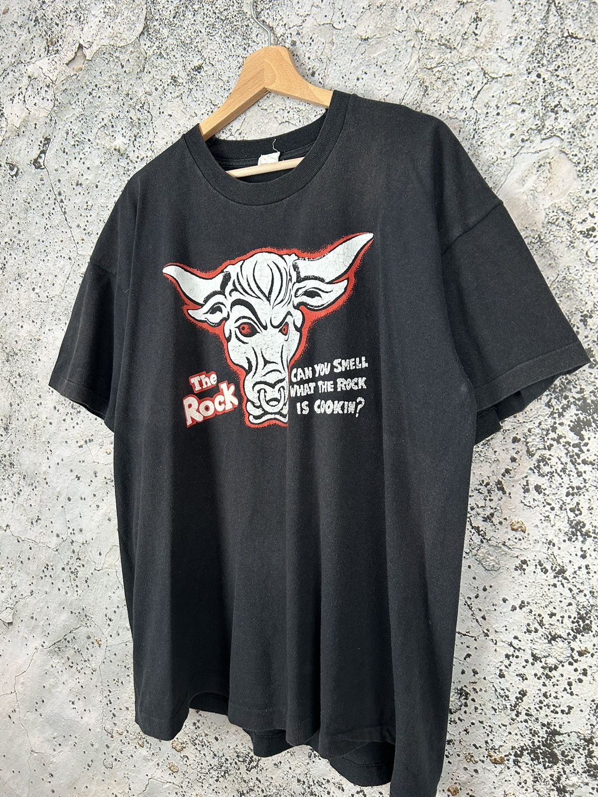 Vintage Vintage WWE The Rock 90s Single Stitch Graphic Tee Rare Hype Size US XL / EU 56 / 4 - 2 Thumbnail