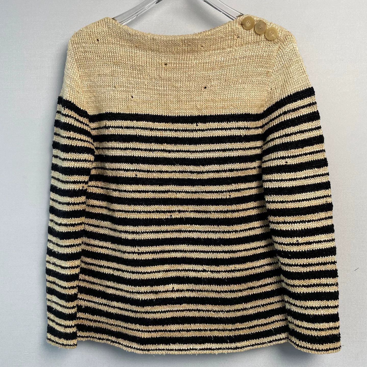 dior striped knit sweater