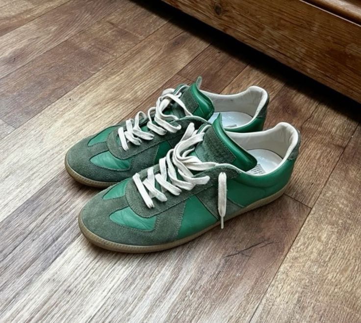 Maison Margiela Maison Margiela ‘GATS’ Green Colorway Size US 12 / EU 45 - 1 Thumbnail