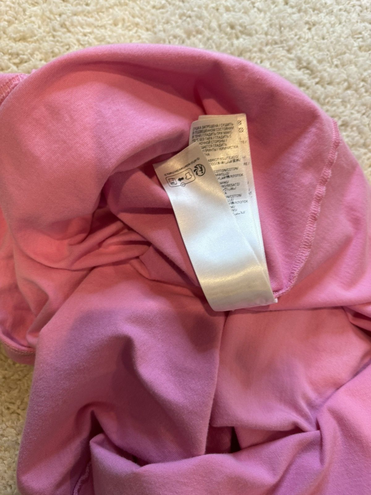 Balenciaga Balenciaga Off Shore Pink Oversized Tshirt Size US M / EU 48-50 / 2 - 10 Thumbnail