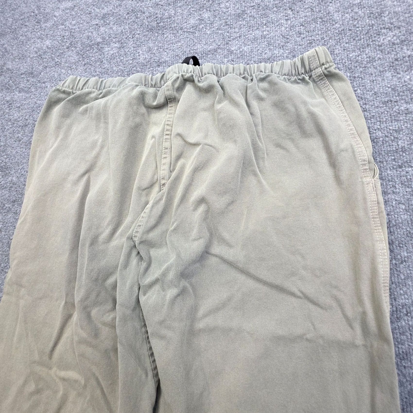 Vintage Gramicci Pants Women's 1XL Beige Green Belted Faded Made Usa, Women's (Size 40) — image 4 of 6