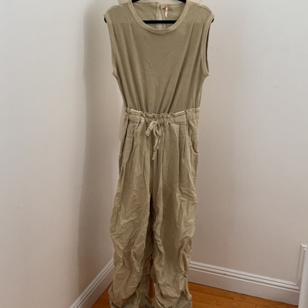 Free People Free People Mixed Media One Piece in Sand Jam, Size: XS Size 25" / US 0 / IT 36 - 7 Thumbnail