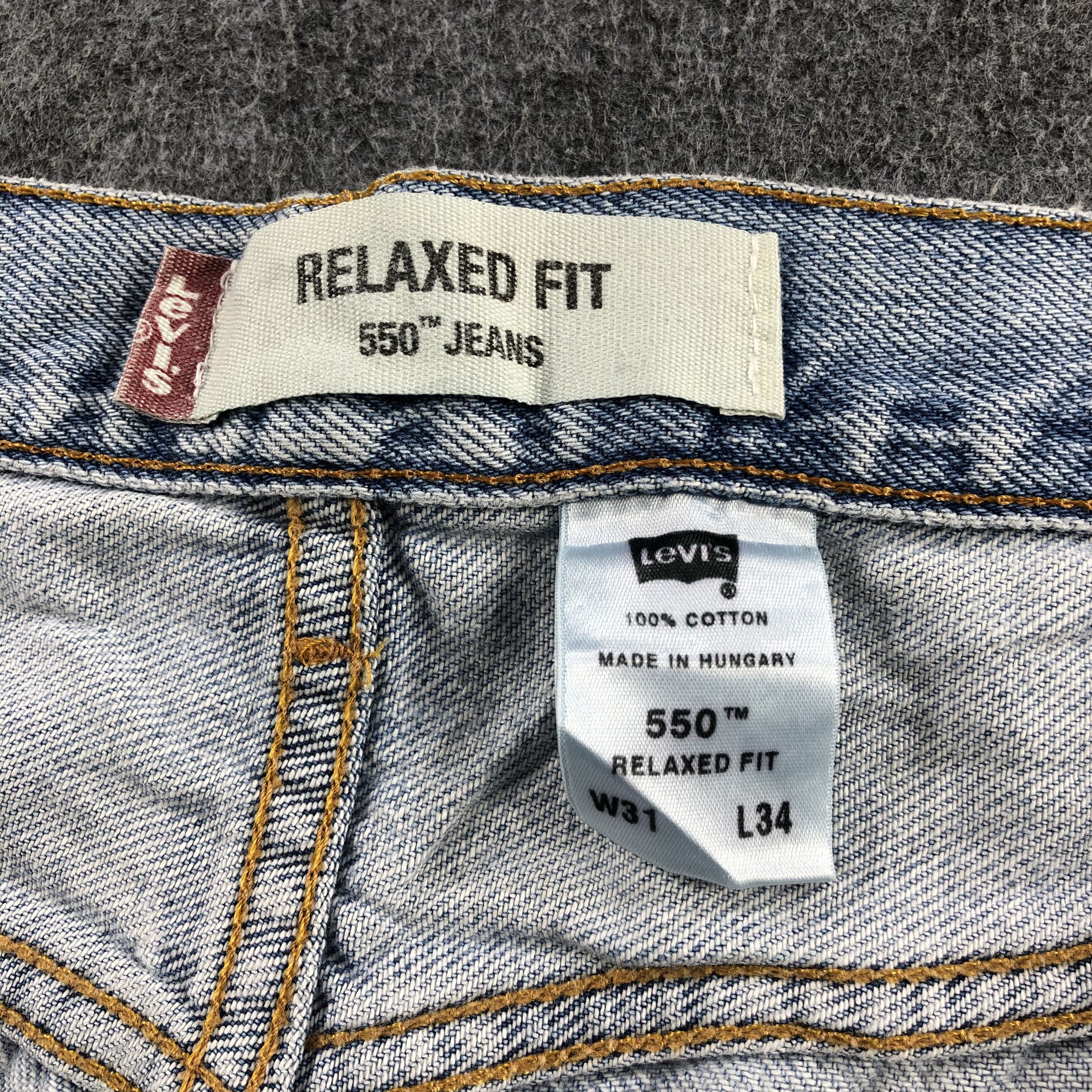 Levi's Vintage Light Wash Levis 550 Jeans-J2062 Size US 31 - 12 Thumbnail