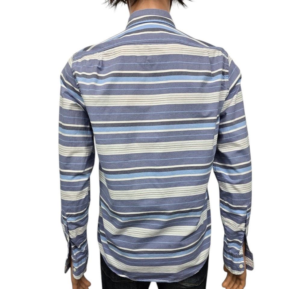 J.Crew J. Crew Shirt M Slim Fit Multicolor Horizontal Striped L/S Size US M / EU 48-50 / 2 - 9 Thumbnail