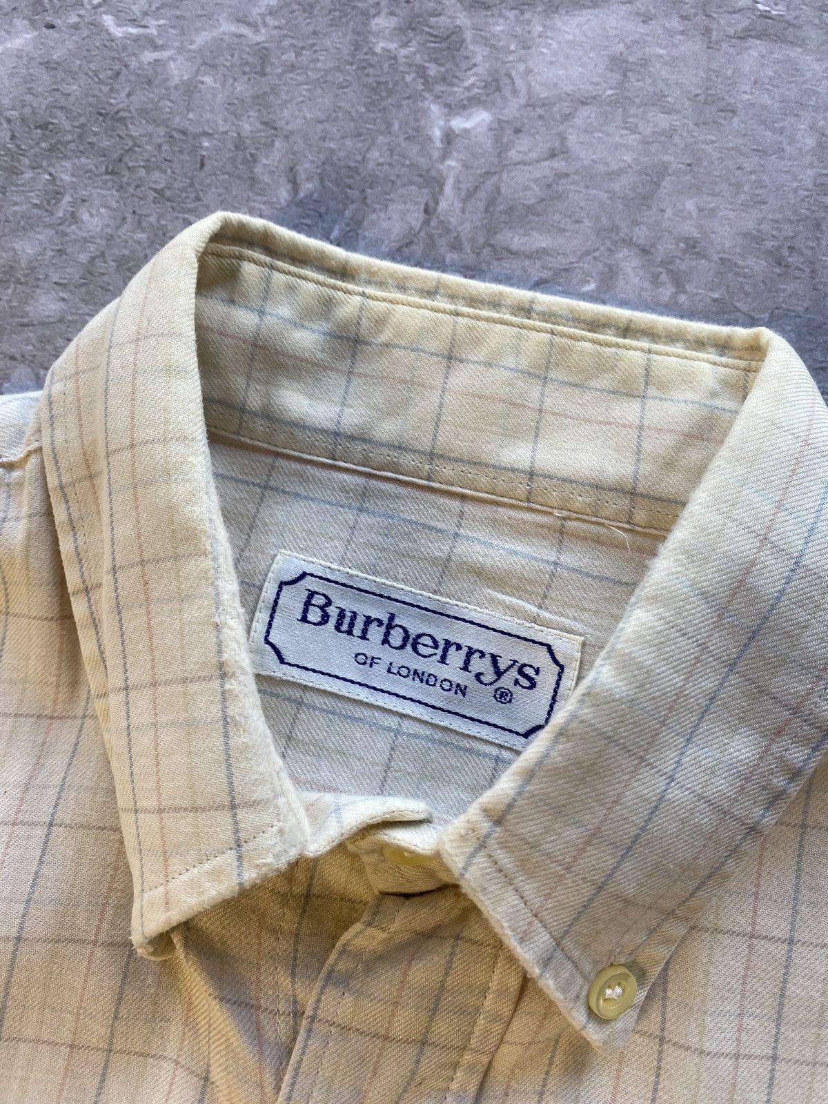 Burberry × Vintage Vintage Y2K Burberrys of London Flannel Shirt Button Up 90s Size US XL / EU 56 / 4 - 4 Thumbnail
