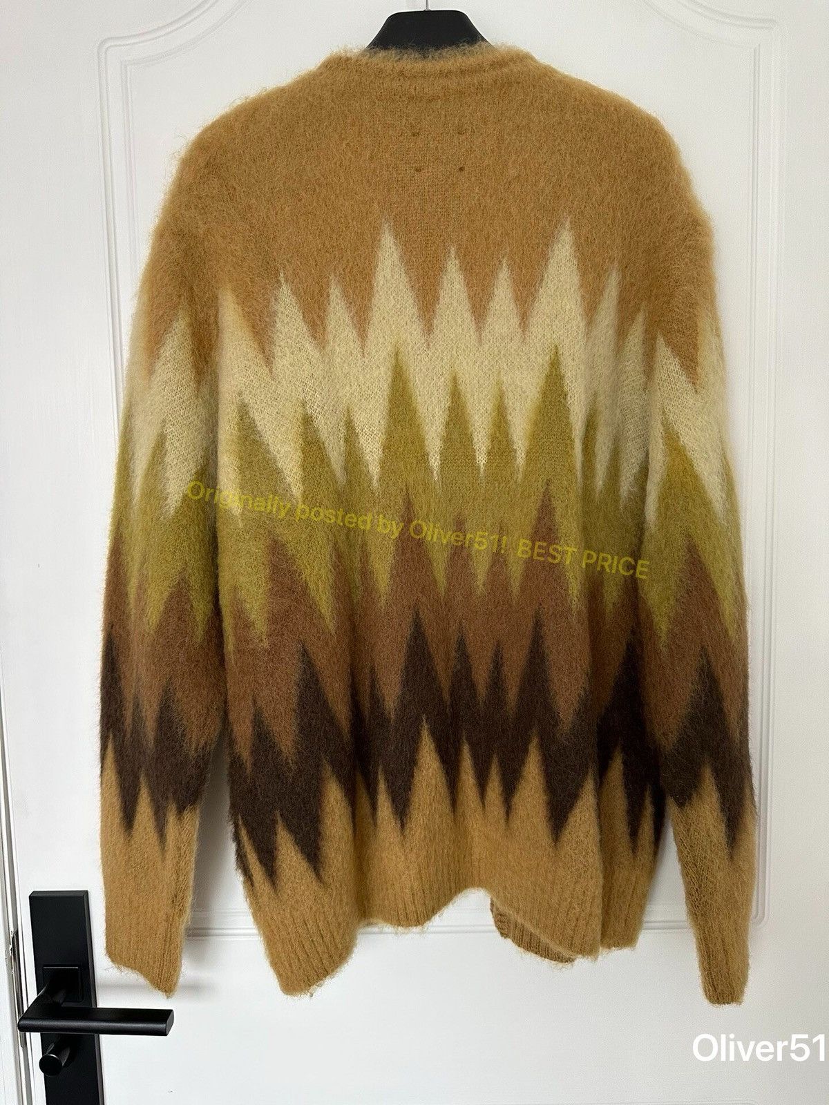 Needles Mohair Wool Cardigan Brown Bbbb29/2609, Men's (Size Xs) — image 3 of 5