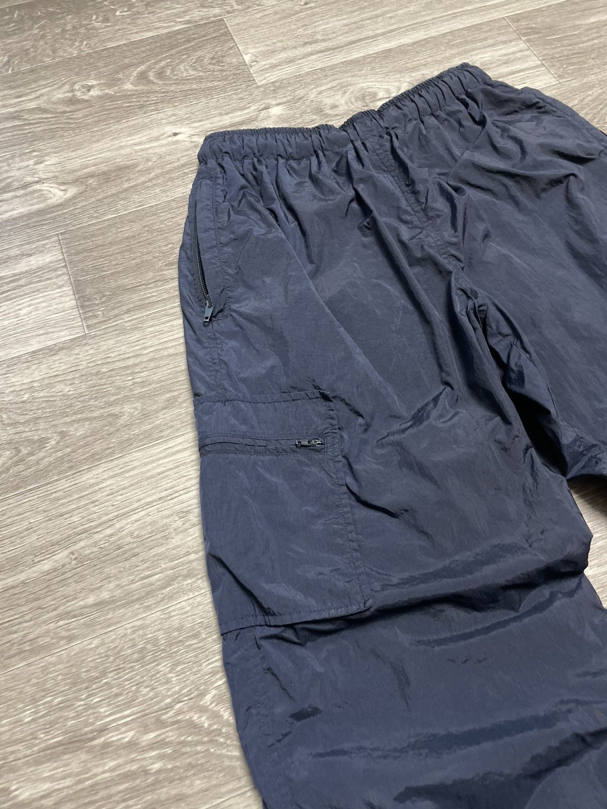 PACCBET PACCBET NAVY BLUE NYLON TRACK PANTS RRP-310£ Size US 30 / EU 46 - 4 Thumbnail