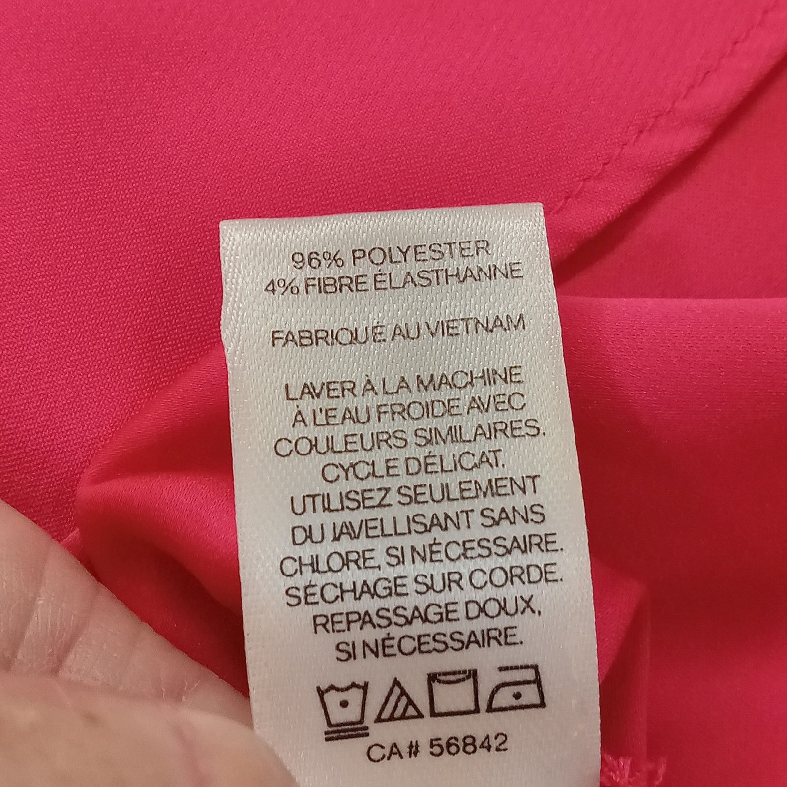 Express Express Top XS Womens Blouse Pink Pullover Polyester Spandex Size XS / US 0-2 / IT 36-38 - 6 Thumbnail