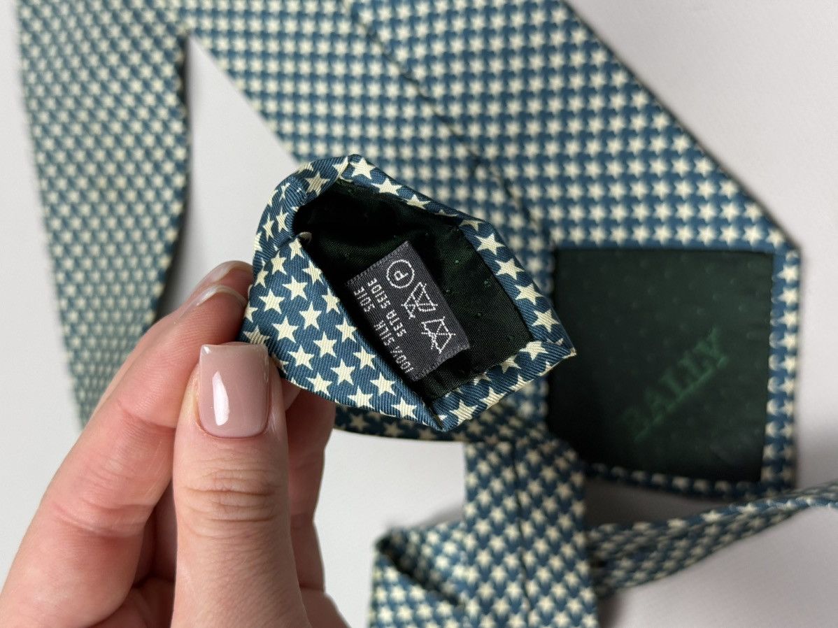 Bally Bally Vintage Patterned Silk Tie Size ONE SIZE - 5 Thumbnail