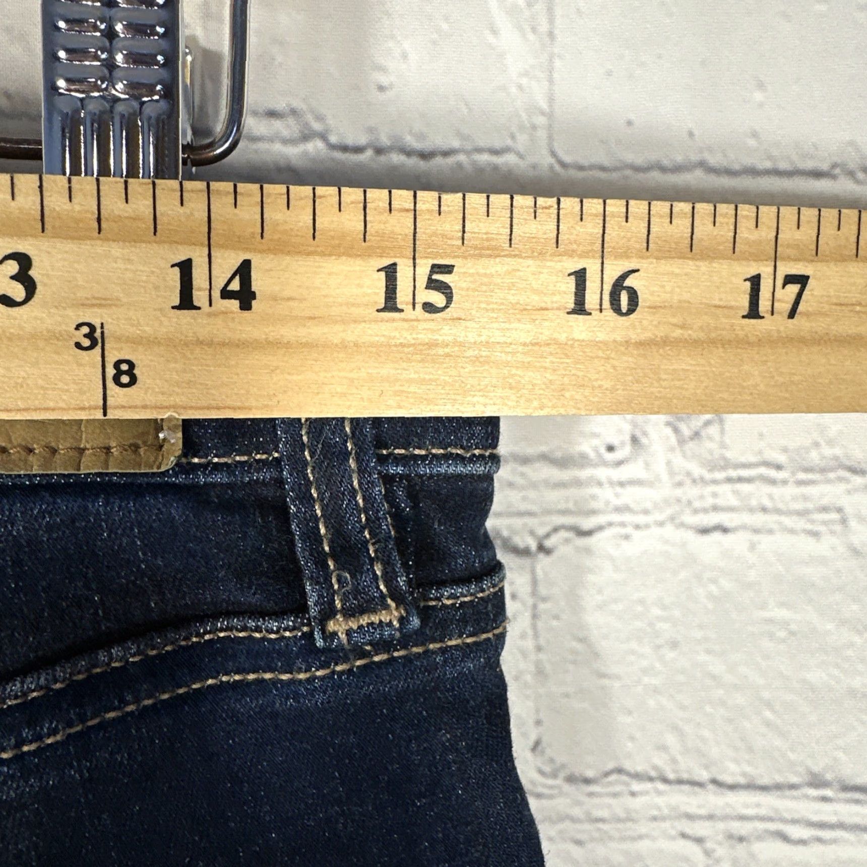 American Eagle Outfitters American Eagle Super High-Rise Jegging Shirt Jeans Womens 12 31 in Blue Denim Stretch Slim Regular New Size 34" / US 12 / IT 48 - 4 Thumbnail