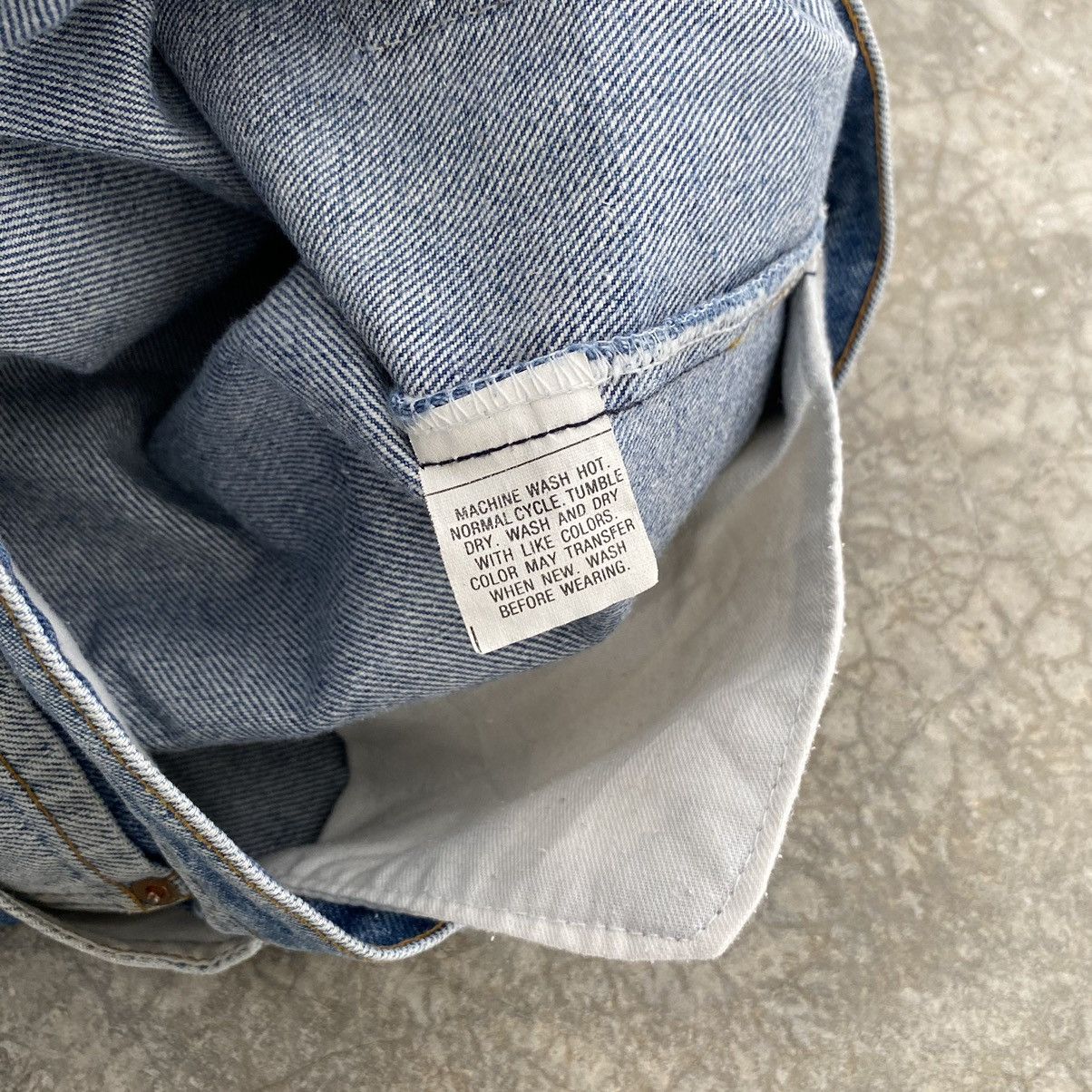 Levi's Size 28x28 Vintage 80’s Levi’s 505 Faded Blue Denim Jeans Size US 28 / EU 44 - 20 Thumbnail