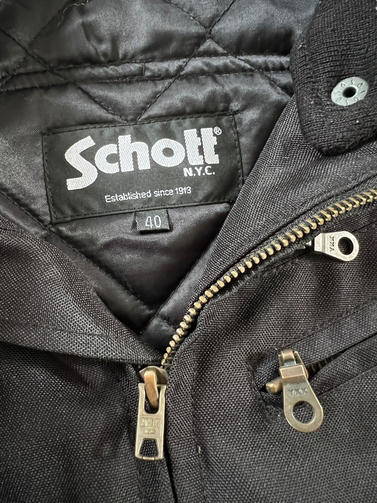 Schott Vintage Schott NYC Motorcycle Jacket Size US M / EU 48-50 / 2 - 12 Thumbnail