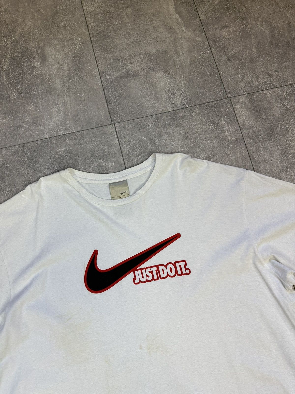 Vintage Men’s vintage Nike tee overprint logo y2k drill Size US XXL / EU 58 / 5 - 2 Thumbnail