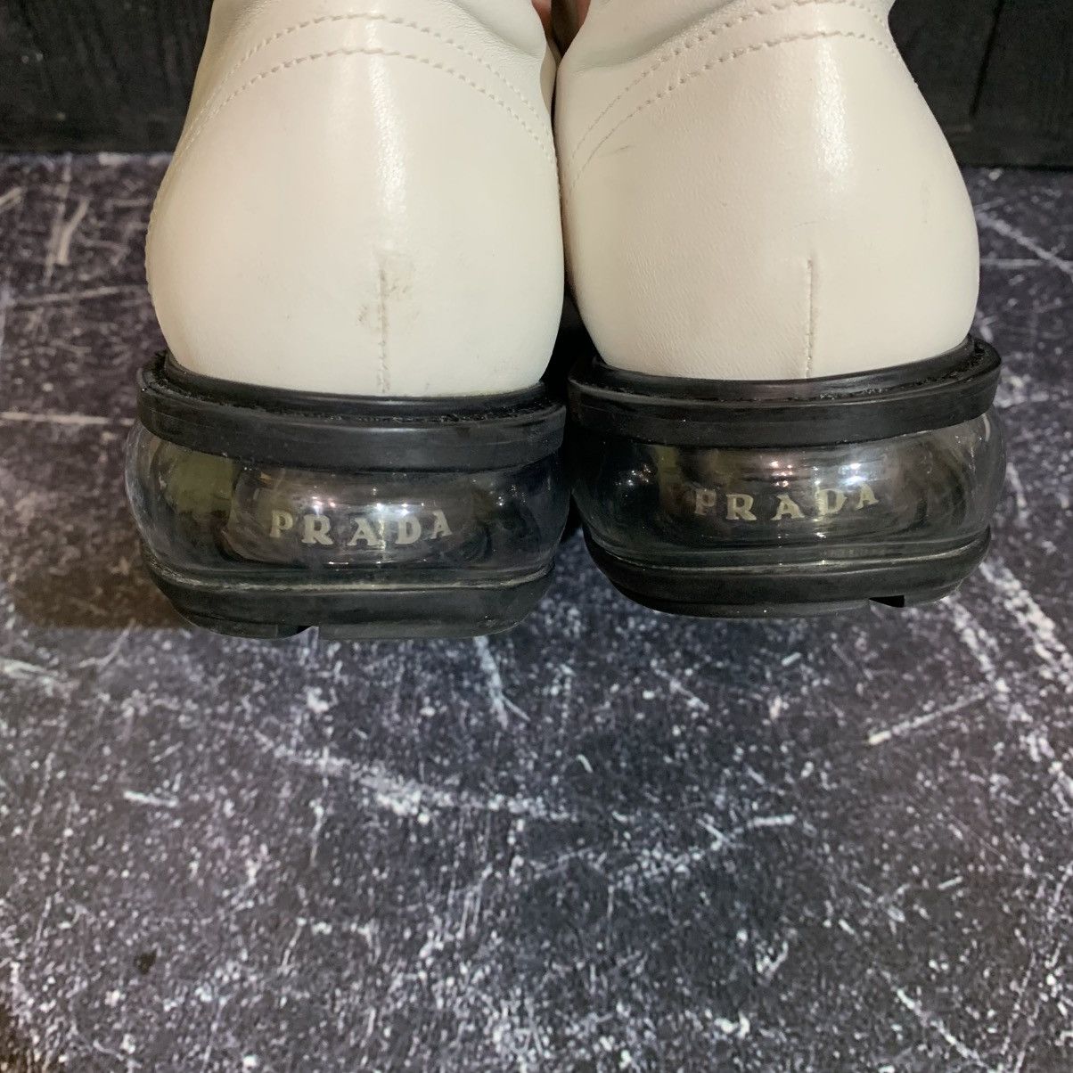 Prada Prada Women’s Leather Sneakers Size 40, 26 cm Size US 10 / IT 40 - 9 Thumbnail