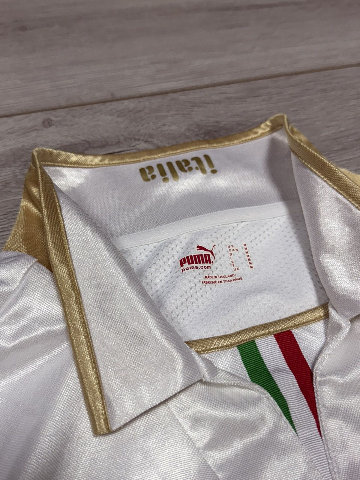 Puma Puma Italy vintage tee polo jersey Size US M / EU 48-50 / 2 - 4 Thumbnail