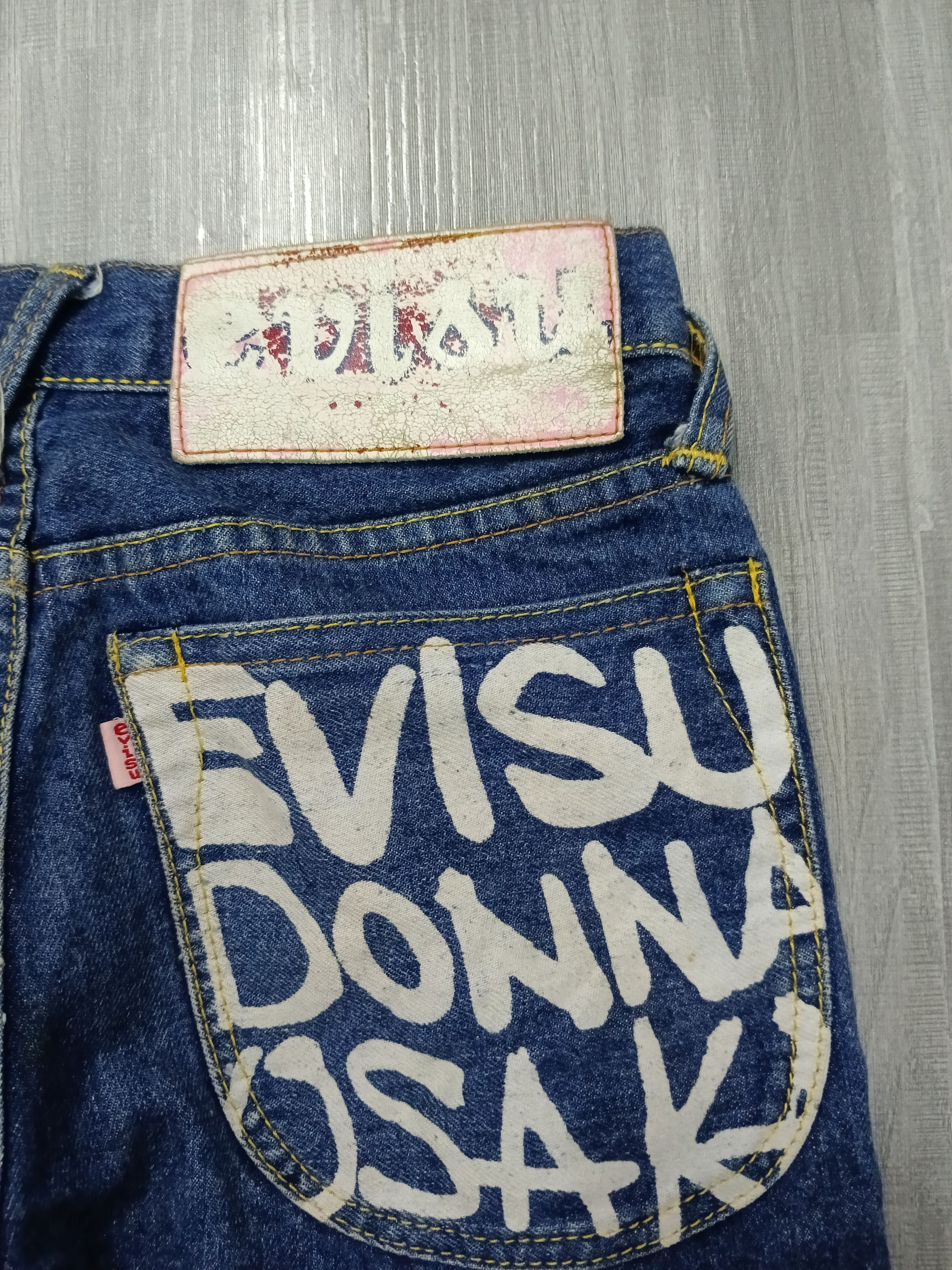 Evisu EVISU DONNA OSAKA SELVEDGE DENIM PANTS Size 25" / US 0 / IT 36 - 9 Thumbnail