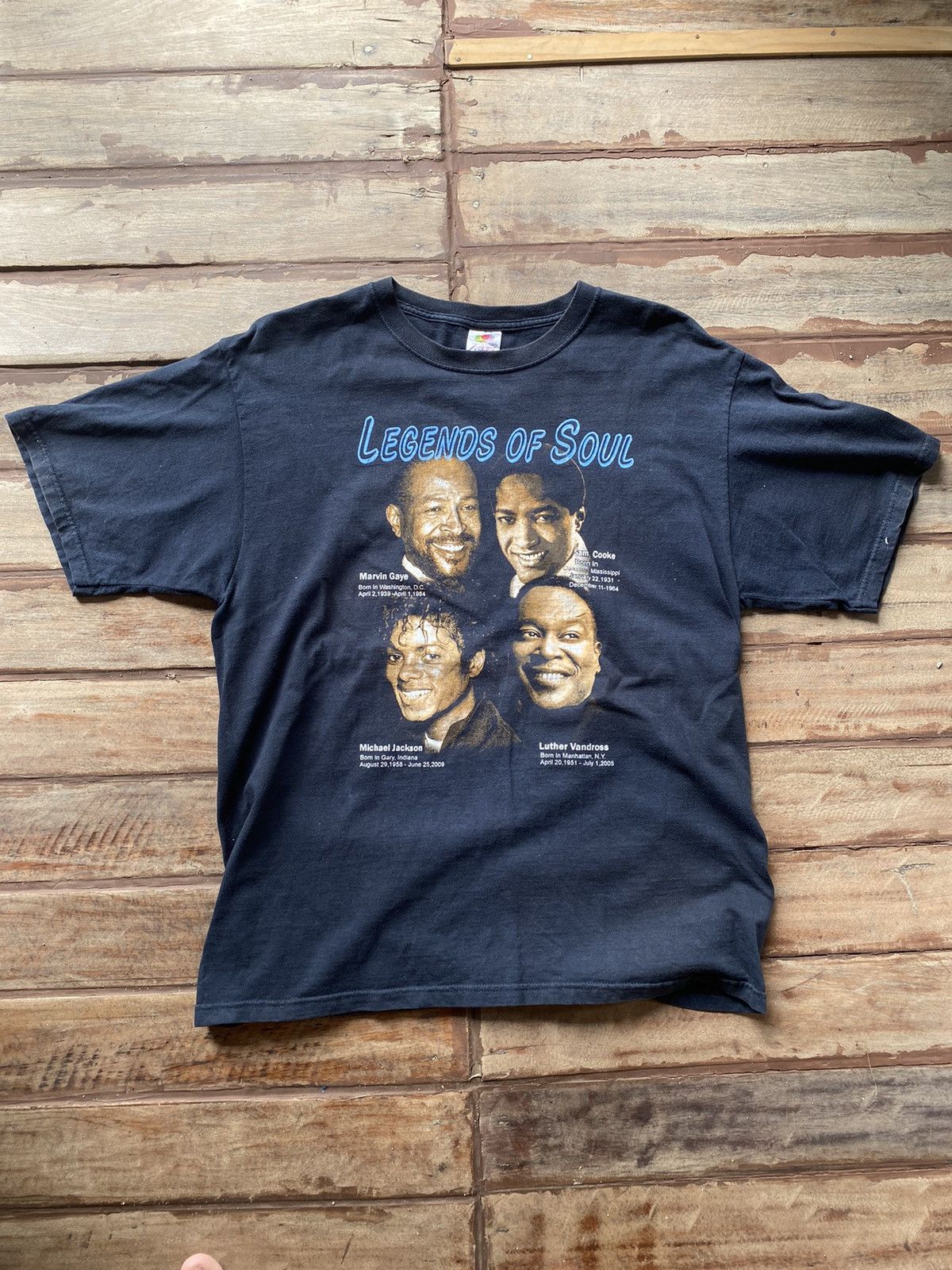 Band Tees × Vintage Vintage Legends of Soul T Shirts Size US L / EU 52-54 / 3 - 1 Thumbnail