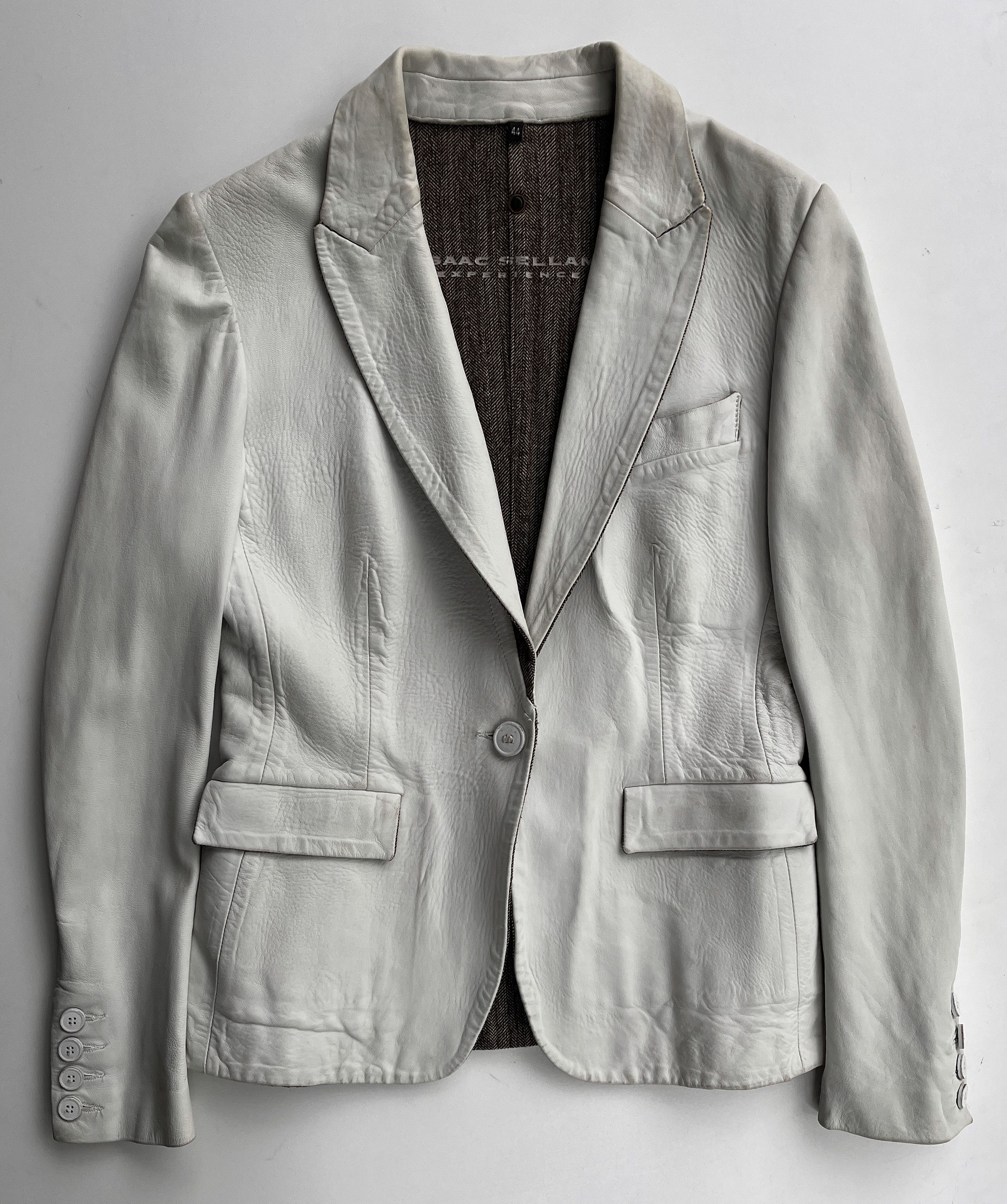 Isaac Sellam Experience Isaac Sellam Leather Blazer Size M / US 6-8 / IT 42-44 - 17 Thumbnail
