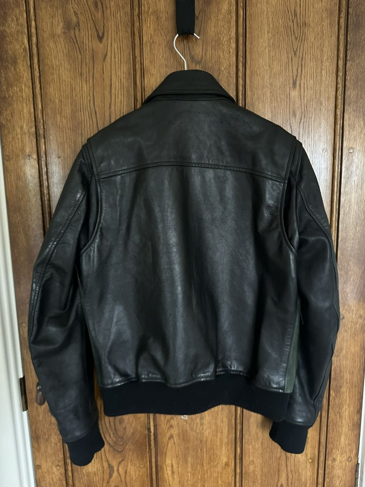 Dsquared2 FW12 Dsquared black green leather jacket 50 Archive grail Size US M / EU 48-50 / 2 - 13 Thumbnail