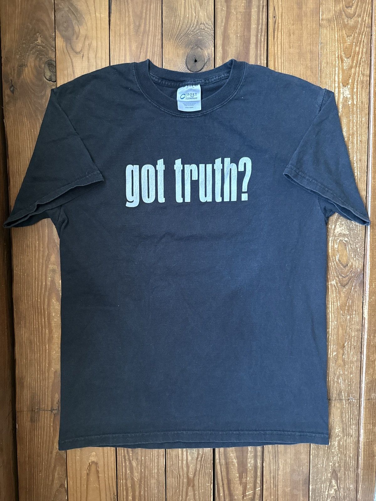 Vintage Vintage Y2K 9/11 Got Truth Black Tee Shirt Size US M / EU 48-50 / 2 - 1 Thumbnail