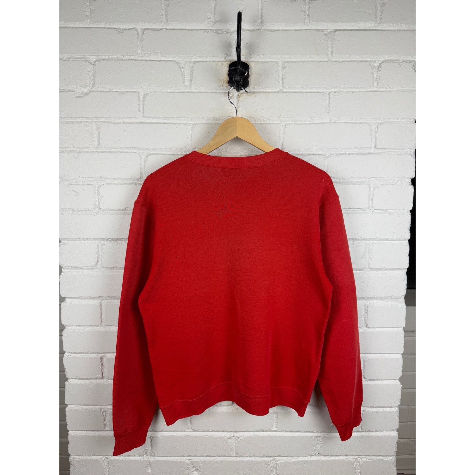 Vintage Vintage 80s/90s Russell Athletic Blank Crewneck Size M Red Size US M / EU 48-50 / 2 - 2 Thumbnail