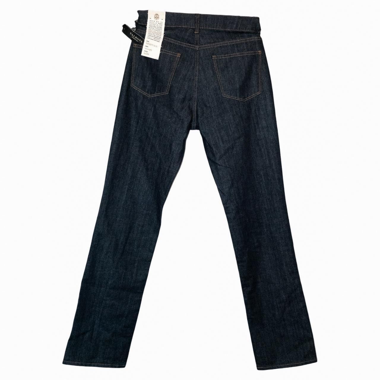 Talbots Talbots NWT Dark Wash Heritage Straight Leg Jeans Normcore Size 28" / US 6 / IT 42 - 4 Thumbnail