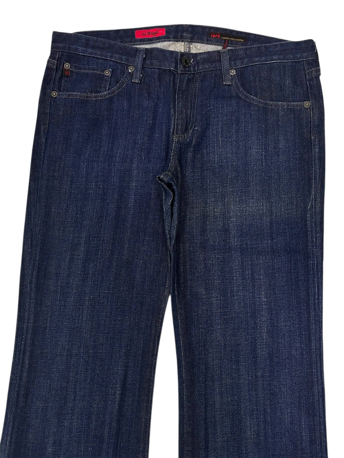 AG Adriano Goldschmied × Designer Vintage y2k AG ADRIANO GOLDSCHMIED Denim Flare Jeans Size US 35 - 4 Thumbnail