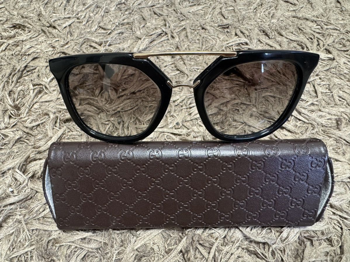 Prada Prada SPR 13Q 5420 sunglasses Gold / Black Size ONE SIZE - 2 Thumbnail