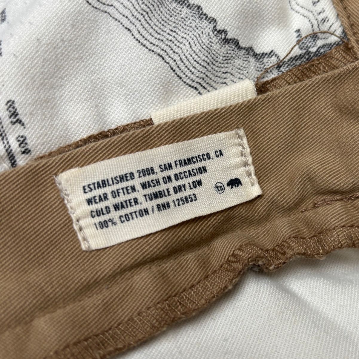Taylor Stitch Taylor Stitch Cotton 9.5" Shorts Men's 33 Chino Khaki Casual Size US 33 - 6 Thumbnail
