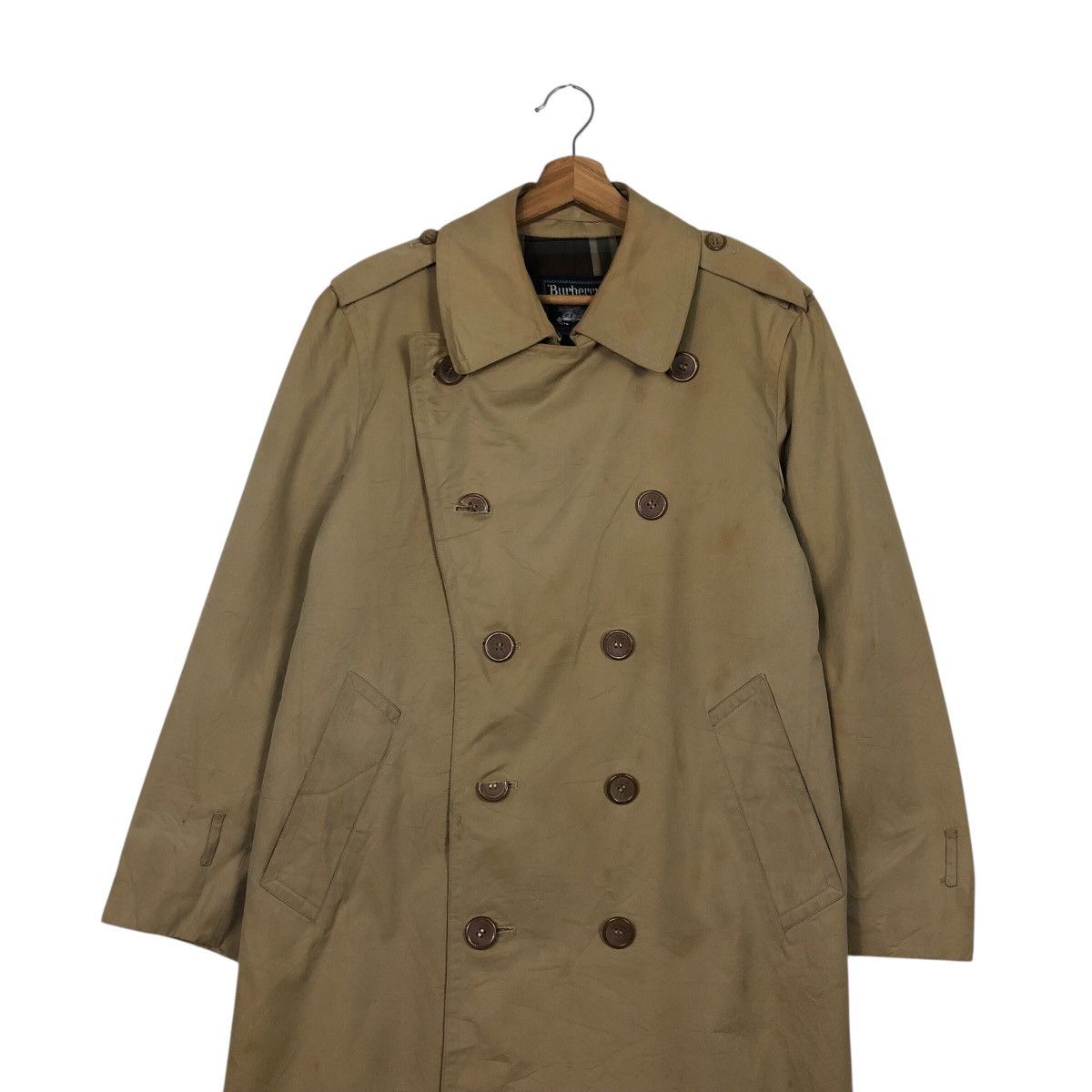 Burberry Vintage Long Jacket Trench Coat Burberry England Nova Check Size US M / EU 48-50 / 2 - 5 Thumbnail