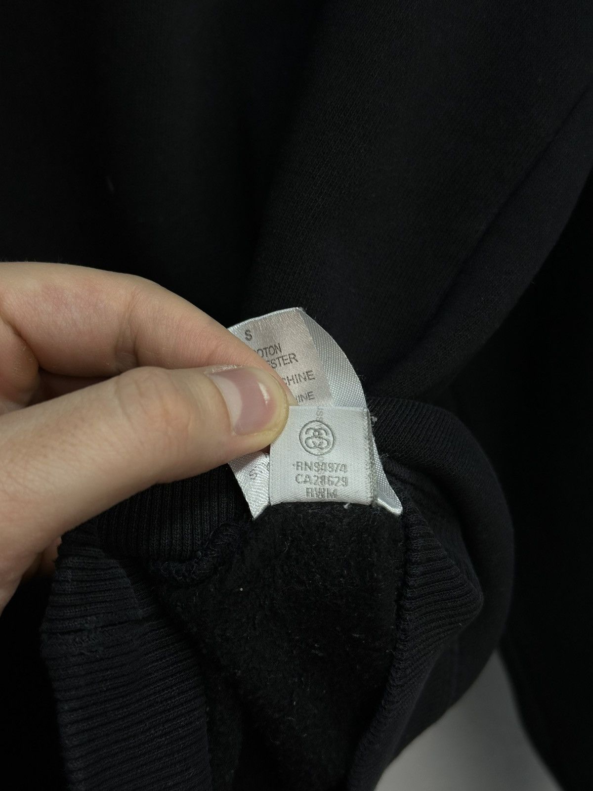 Stussy × Vintage Vintage Stussy Big Logo Boxy Fit Hoodie Y2K Archival Size US S / EU 44-46 / 1 - 14 Thumbnail