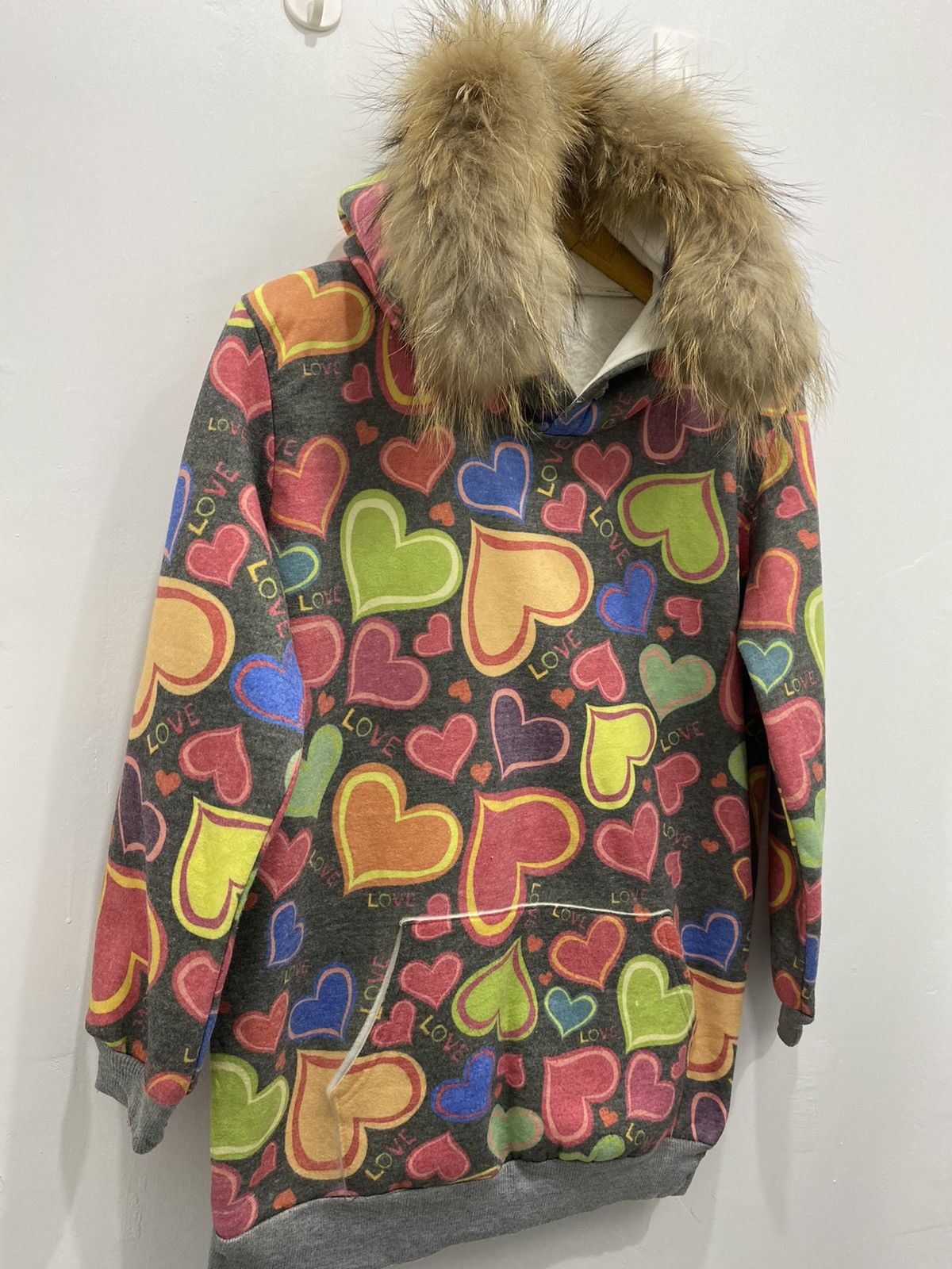 Vintage Japanese LoveBombingStory Hysteric Glamour Style Fur Hoodie Size XL / US 12-14 / IT 48-50 - 4 Thumbnail