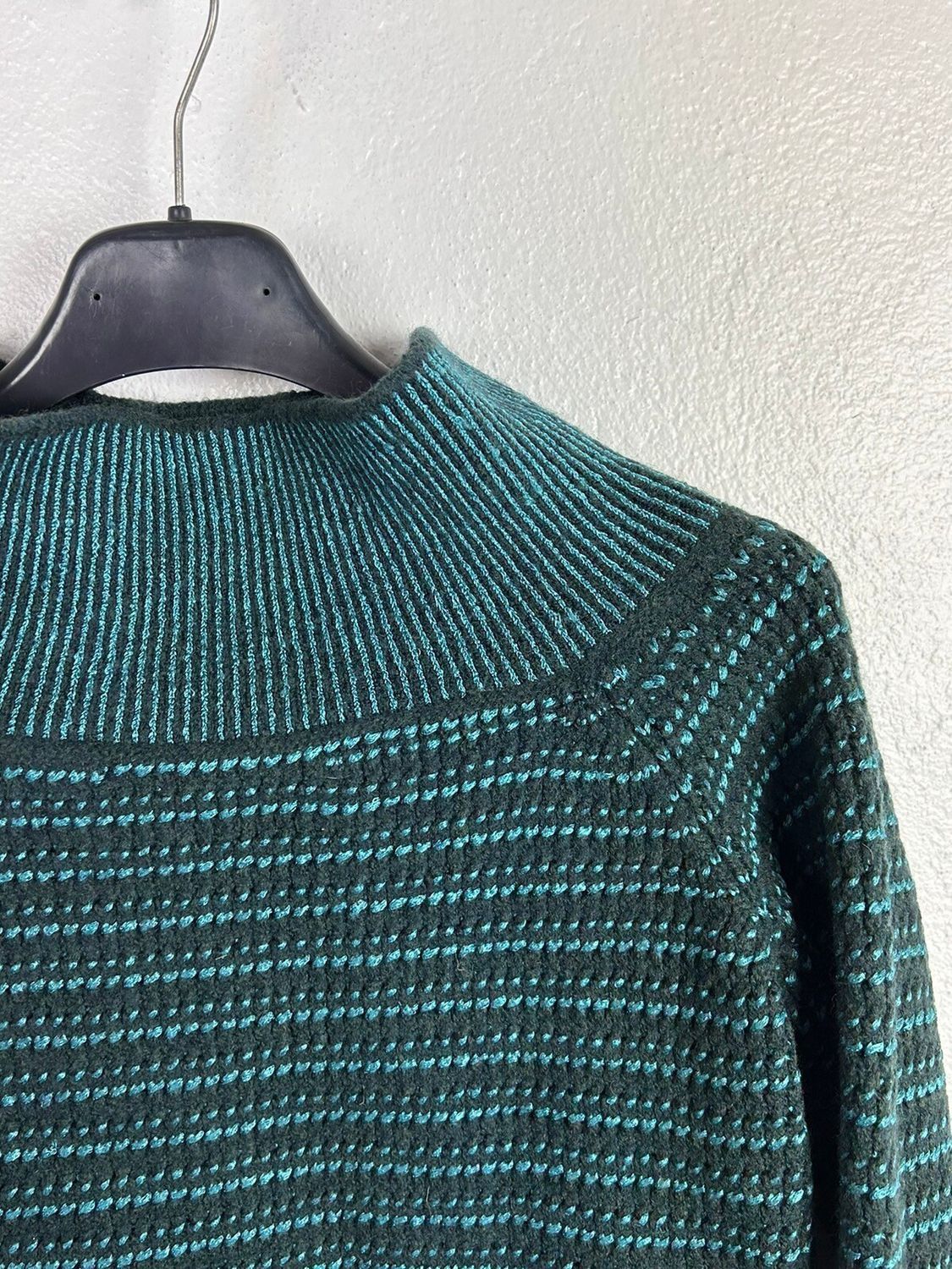 Versace Gianni Versace High Neck Striped Wool Knitwear Sweater 40 Size S / US 4 / IT 40 - 4 Thumbnail