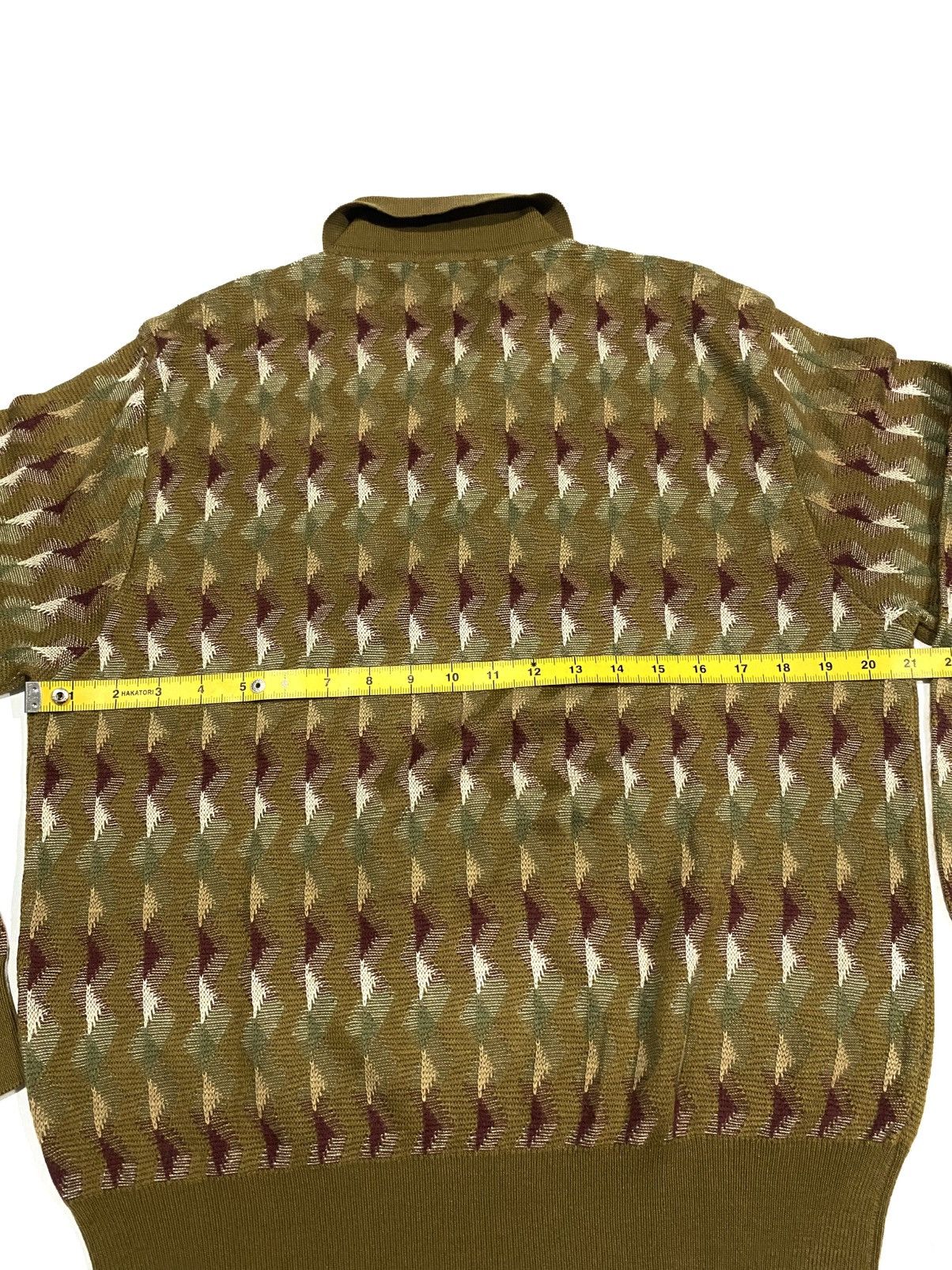 Missoni Missoni Italy Pattern Button Knit Size US L / EU 52-54 / 3 - 6 Thumbnail