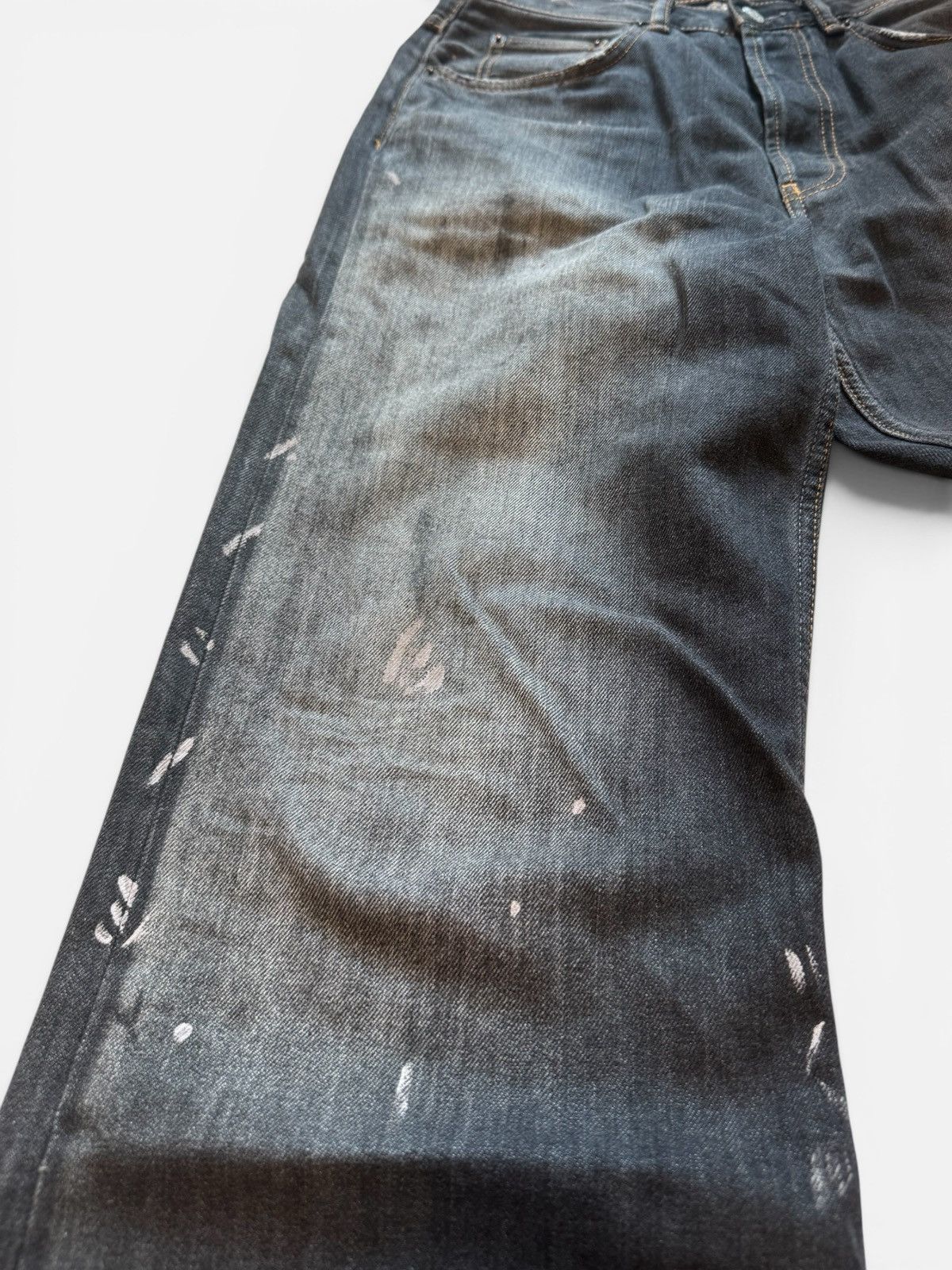 Acne Studios Acne studios 2021M jeans black paint splatter w30L32 Size US 30 / EU 46 - 3 Thumbnail