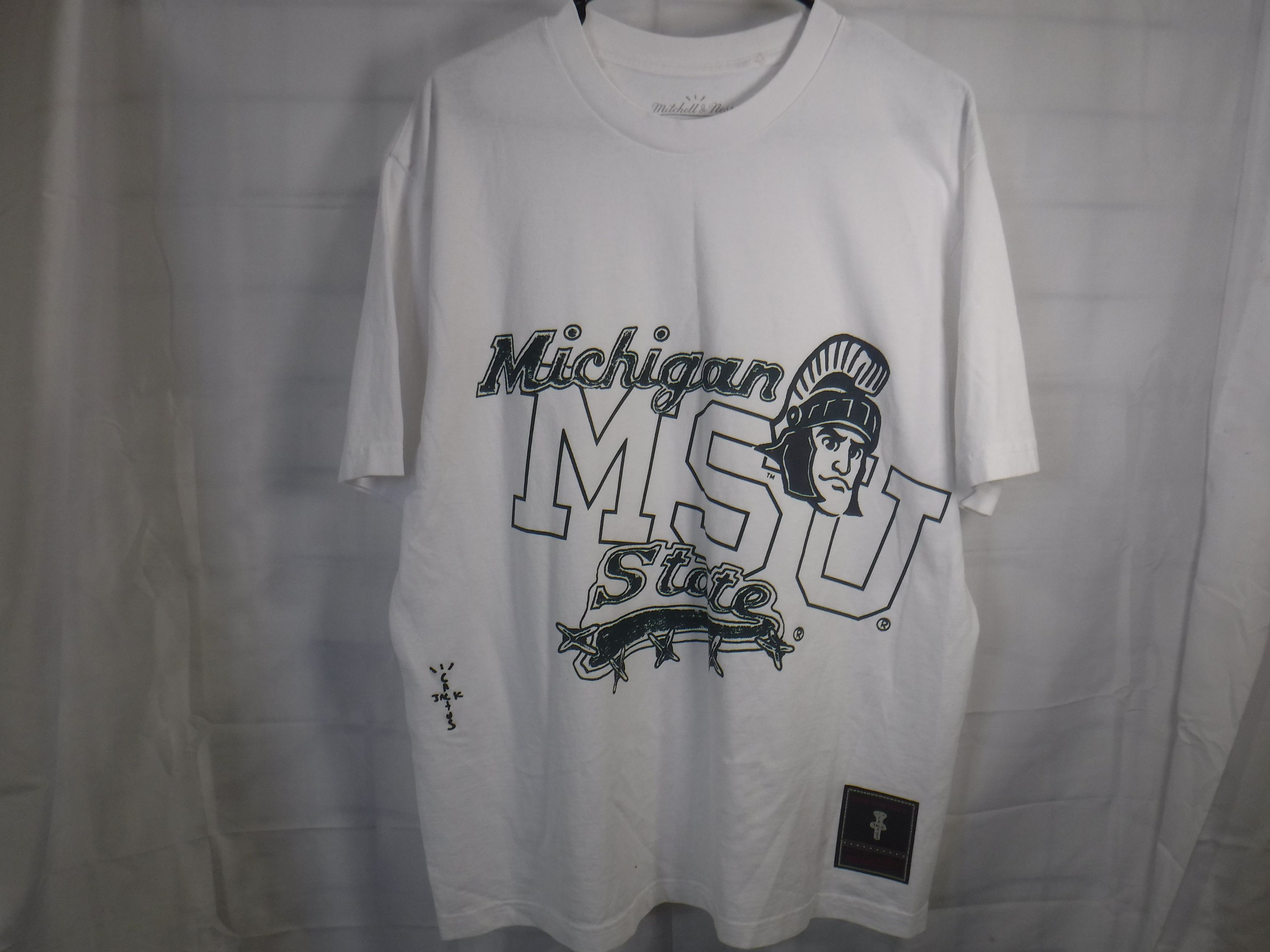 Mitchell & Ness × Travis Scott Michigan State Trojans Collegiate Shirt Size US L / EU 52-54 / 3 - 1 Thumbnail