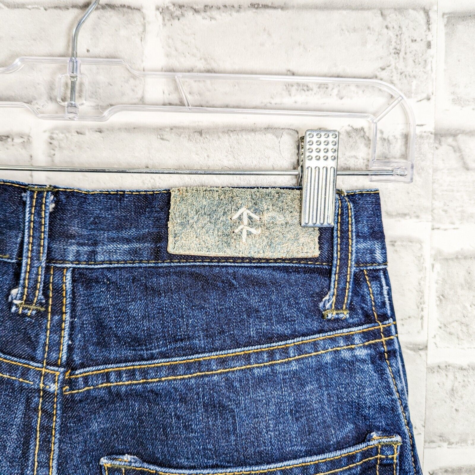 Other PROSPECT PINE Raw Straight leg Denim Jeans dark wash Size 24" / US 00 / IT 34 - 7 Thumbnail