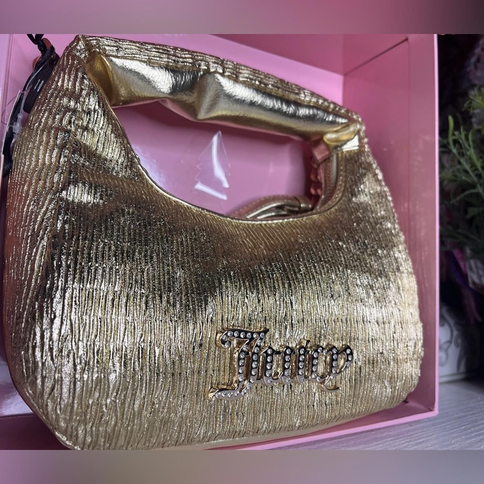Juicy Couture Juicy Couture 3 Piece Mini Hobo Set With Mirror And Wristlet Size ONE SIZE - 4 Thumbnail