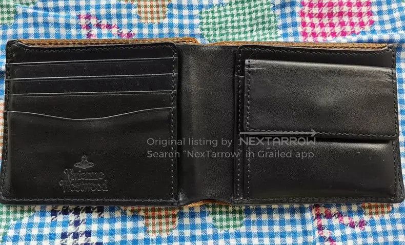 Vivienne Westwood vivienne westwood Vintage Embossed Leather Foldover Wallet Size ONE SIZE - 5 Thumbnail
