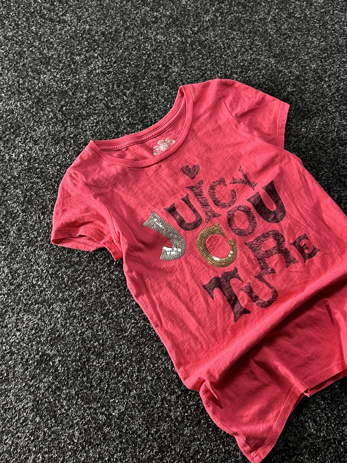 Juicy Couture × Vintage 🚨Vintage JUICY COUTURE avant garde PINK y2k goth tee Size XL / US 12-14 / IT 48-50 - 2 Thumbnail