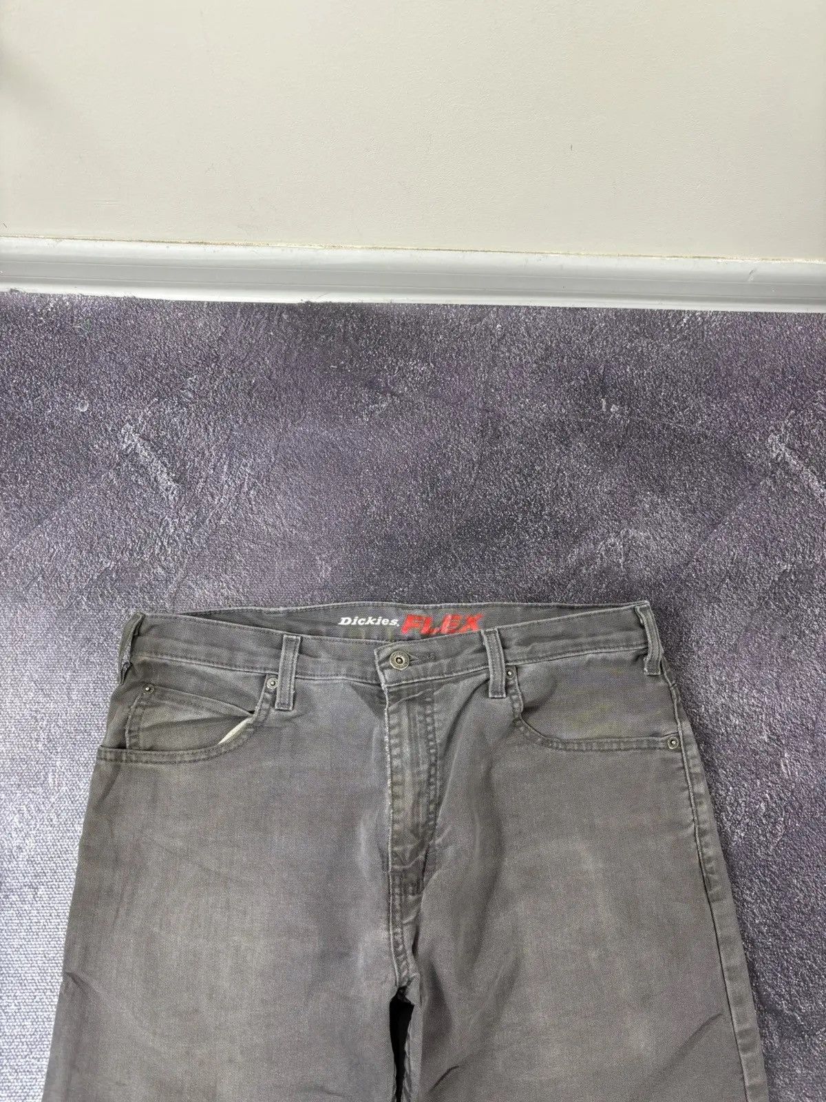 Dickies × Vintage Vintage Dickies Flex Work Gray American Hype Pants Size US 34 / EU 50 - 10 Thumbnail