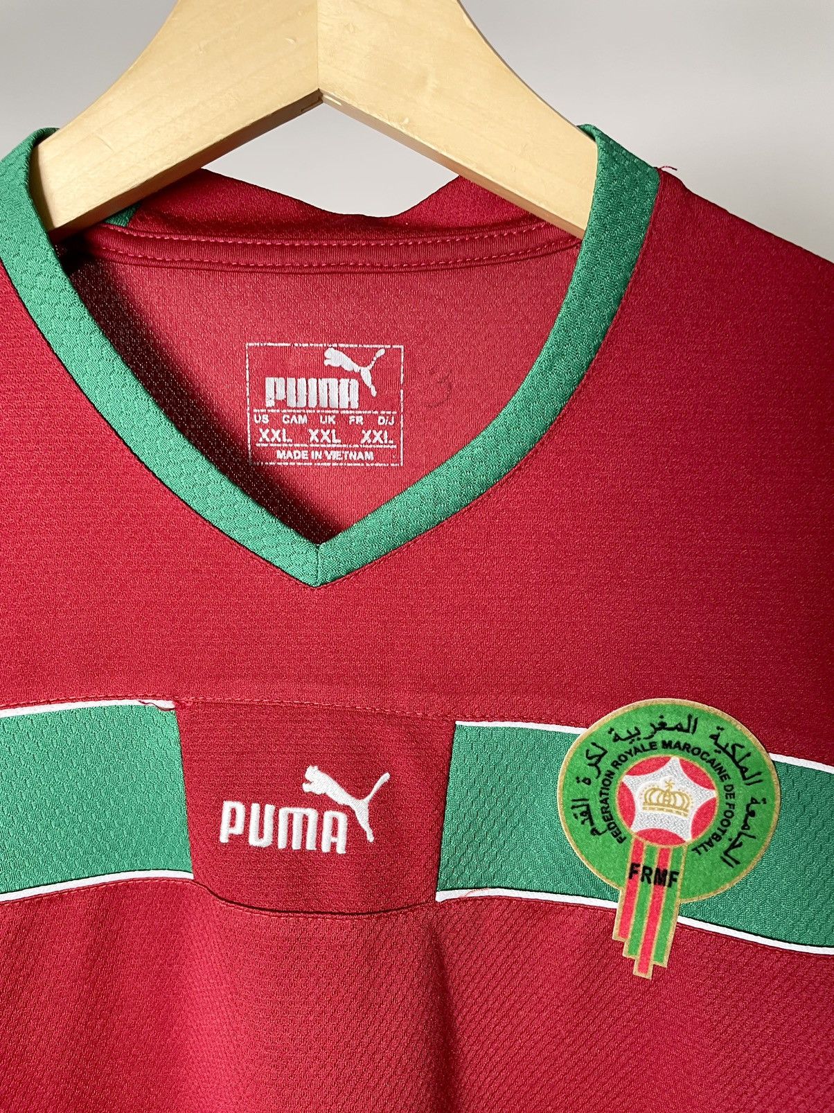 Puma Puma Vintage ⚽️ Maroco footbal jersey tee shirt tee Size US XXL / EU 58 / 5 - 2 Thumbnail