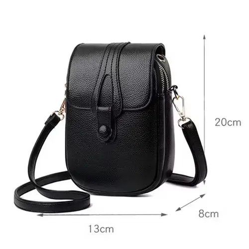 Other Simple Design PU Leather Crossbody Shoulder Bags Size ONE SIZE - 4 Thumbnail