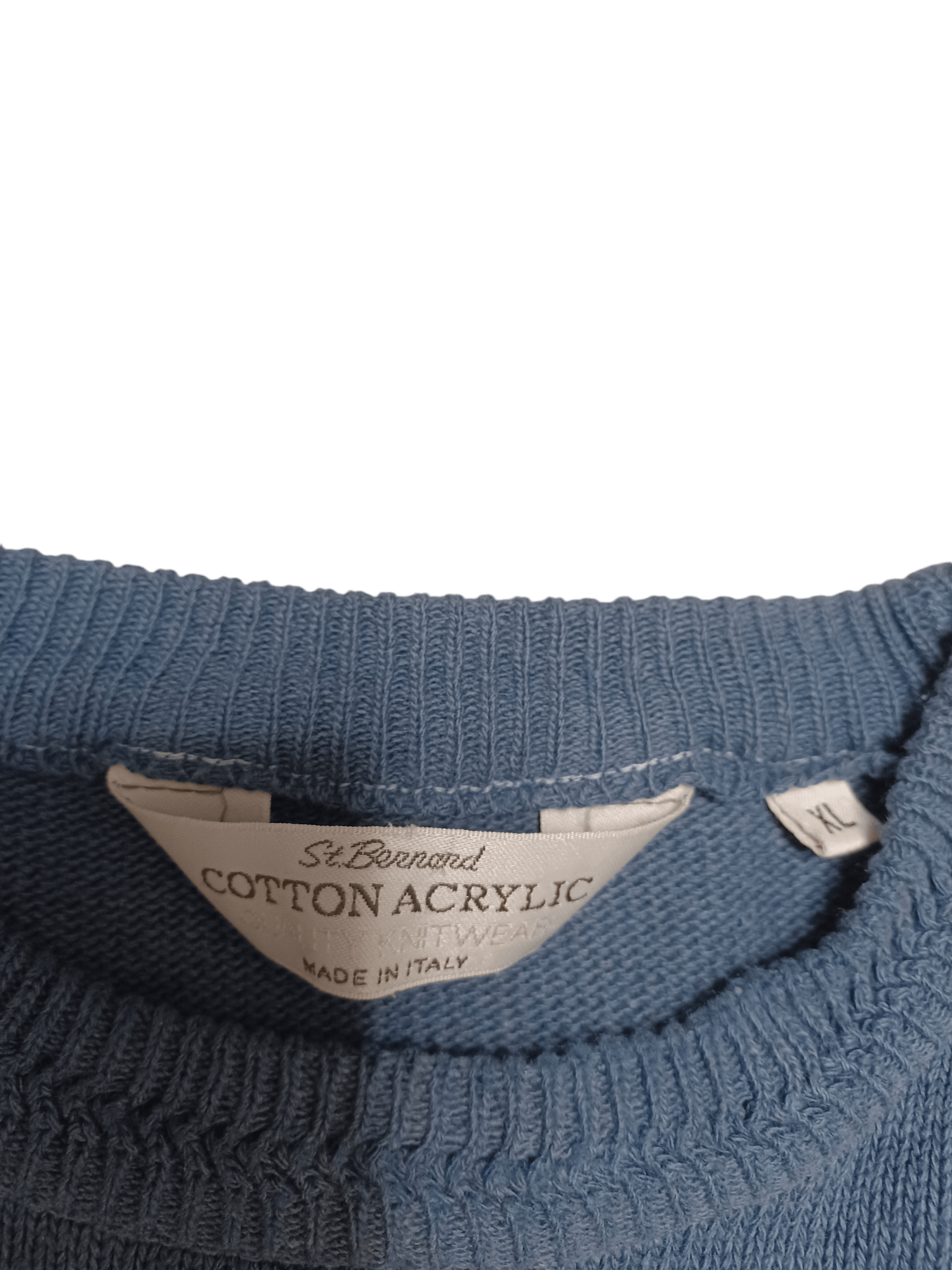 Other MADE IN ITALY 90S VINTAGE BIG EMBROIDERED OLDMONEY SWEATER Size US XL / EU 56 / 4 - 4 Thumbnail