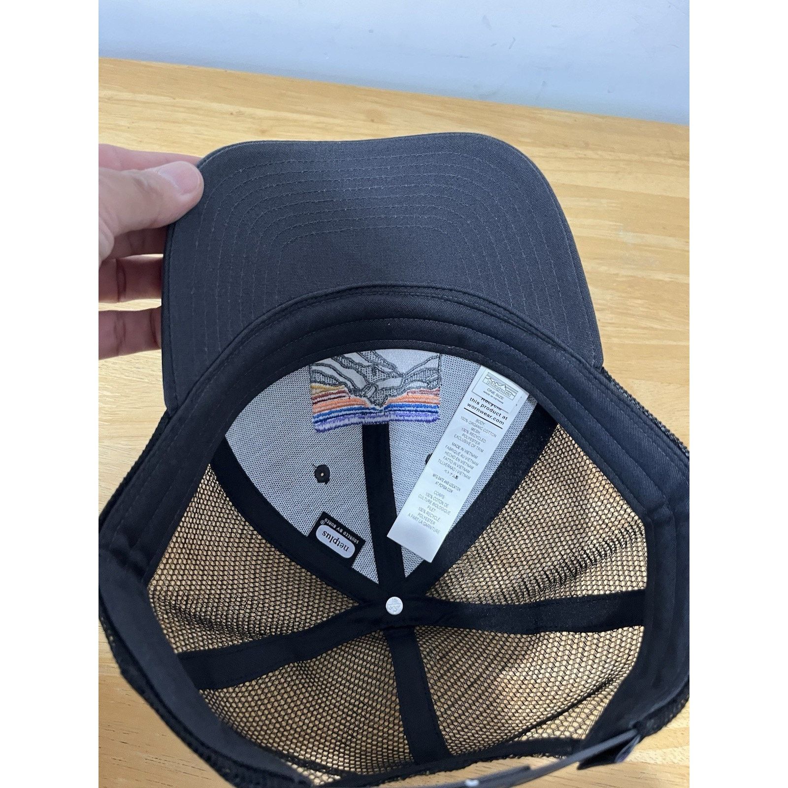 Patagonia Patagonia Mens Line Logo Ridge LoPro Trucker Hat - Ink Black Size ONE SIZE - 5 Thumbnail