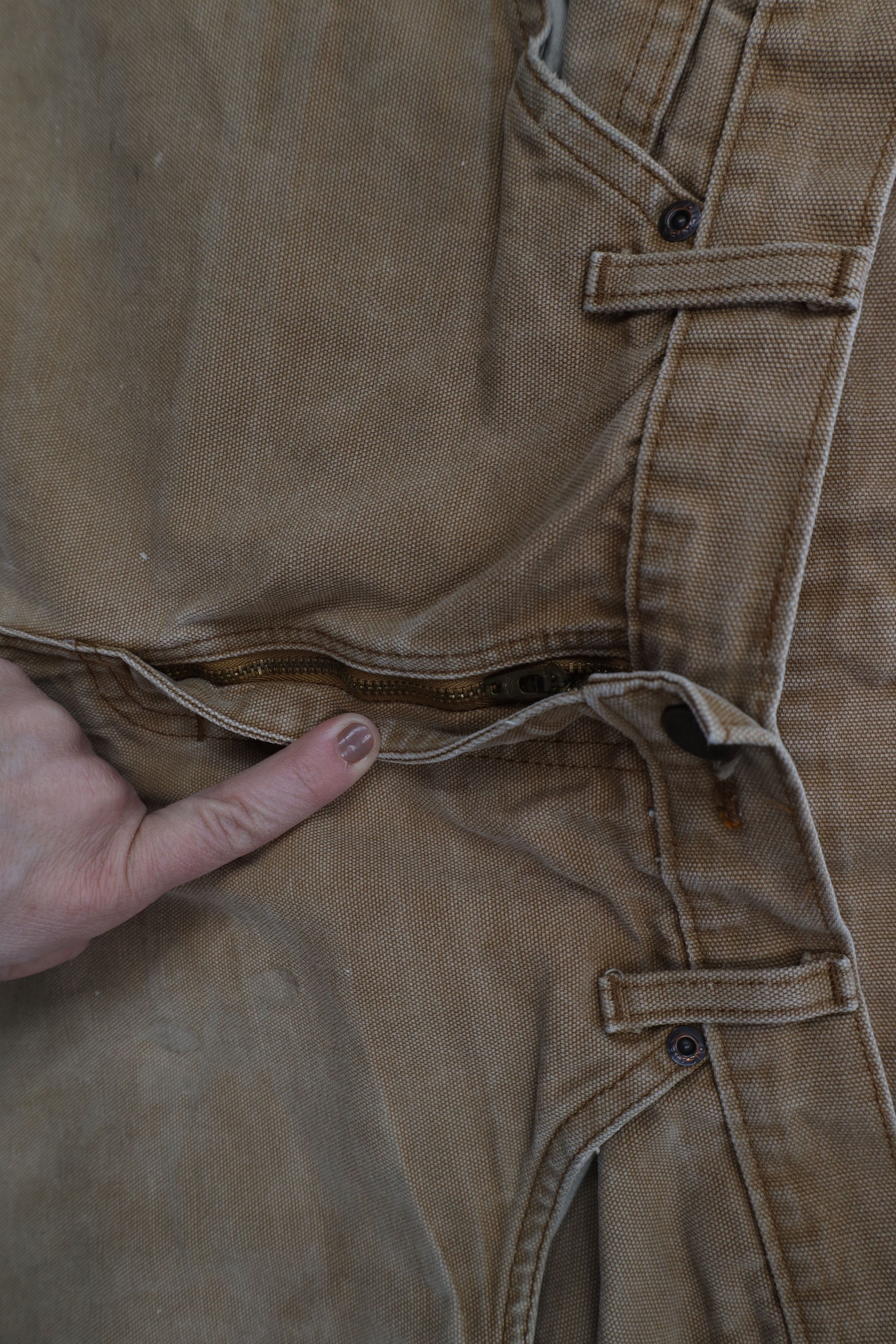Dickies Vintage Y2K Dickies Canvas Dungaree Pants Duck Brown Size US 34 / EU 50 - 8 Thumbnail