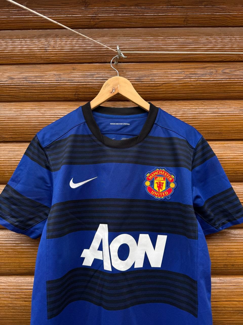 Nike Manchester United football shirt jersey #19 CHAMPIONS Size US M / EU 48-50 / 2 - 2 Thumbnail