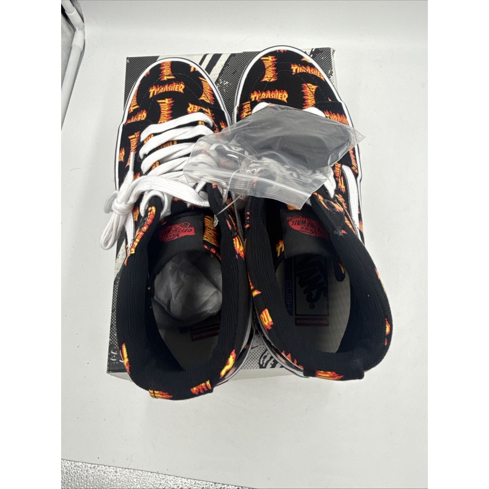Vans Size 8.5 - VANS Thrasher x Skate Sk8- High Allover Thrasher Size US 8.5 / EU 41-42 - 4 Thumbnail