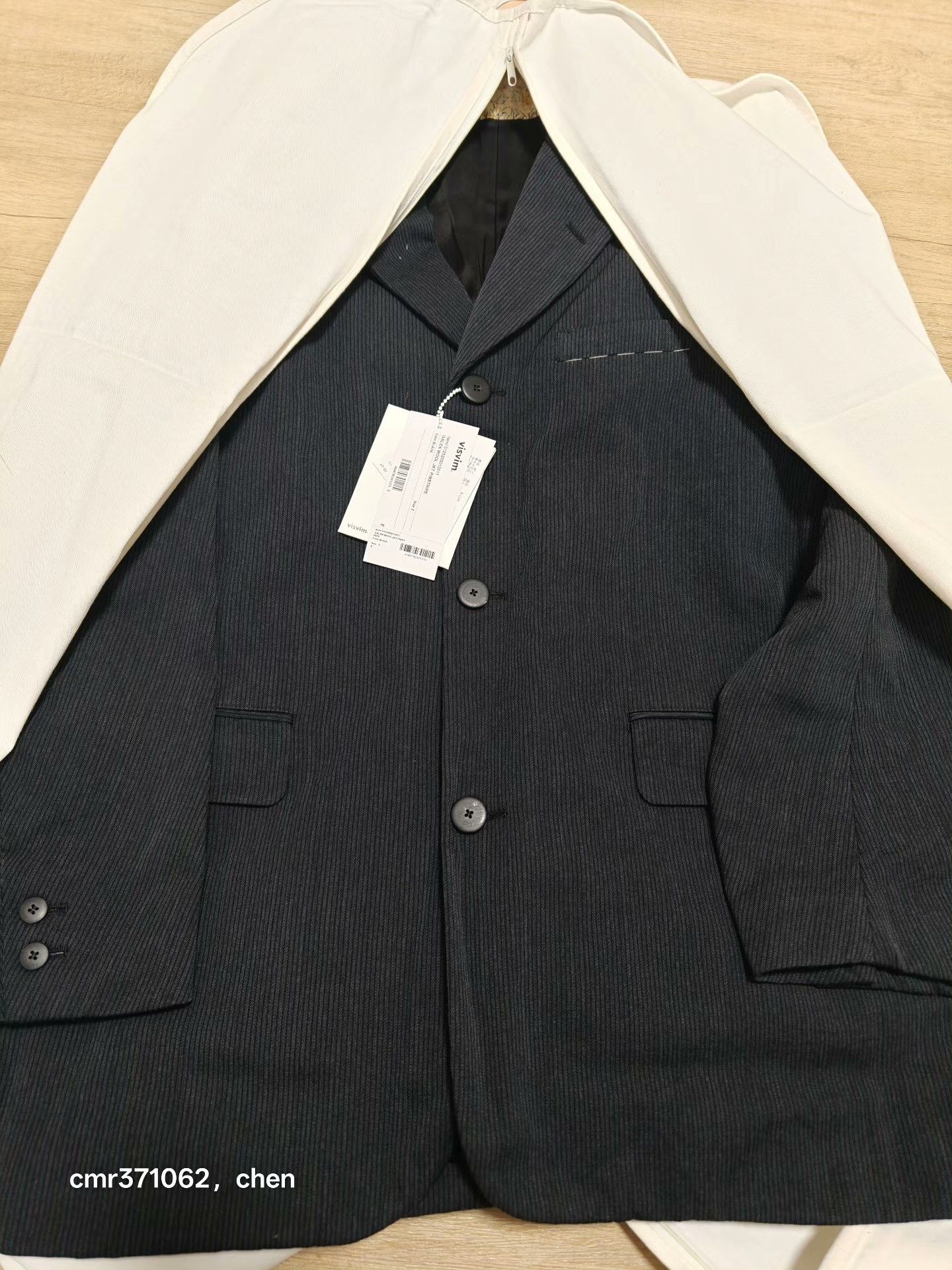 Visvim VISVIM 25AW GALEN WOOL PINSTRIPE JKT Size US M / EU 48-50 / 2 - 8 Thumbnail